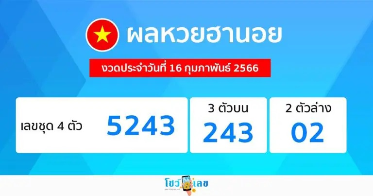 ผลหวยฮานอย เฮง99