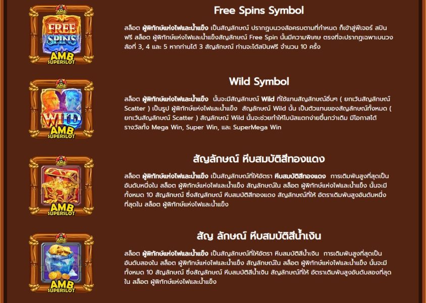 วิธีการเล่น และ สัญลักษณ์ เกมสล็อต-heng99web