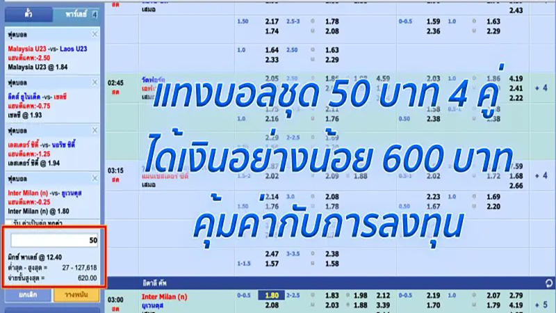 แทงบอลสเต็ป ยังไง -"How to bet on football steps"